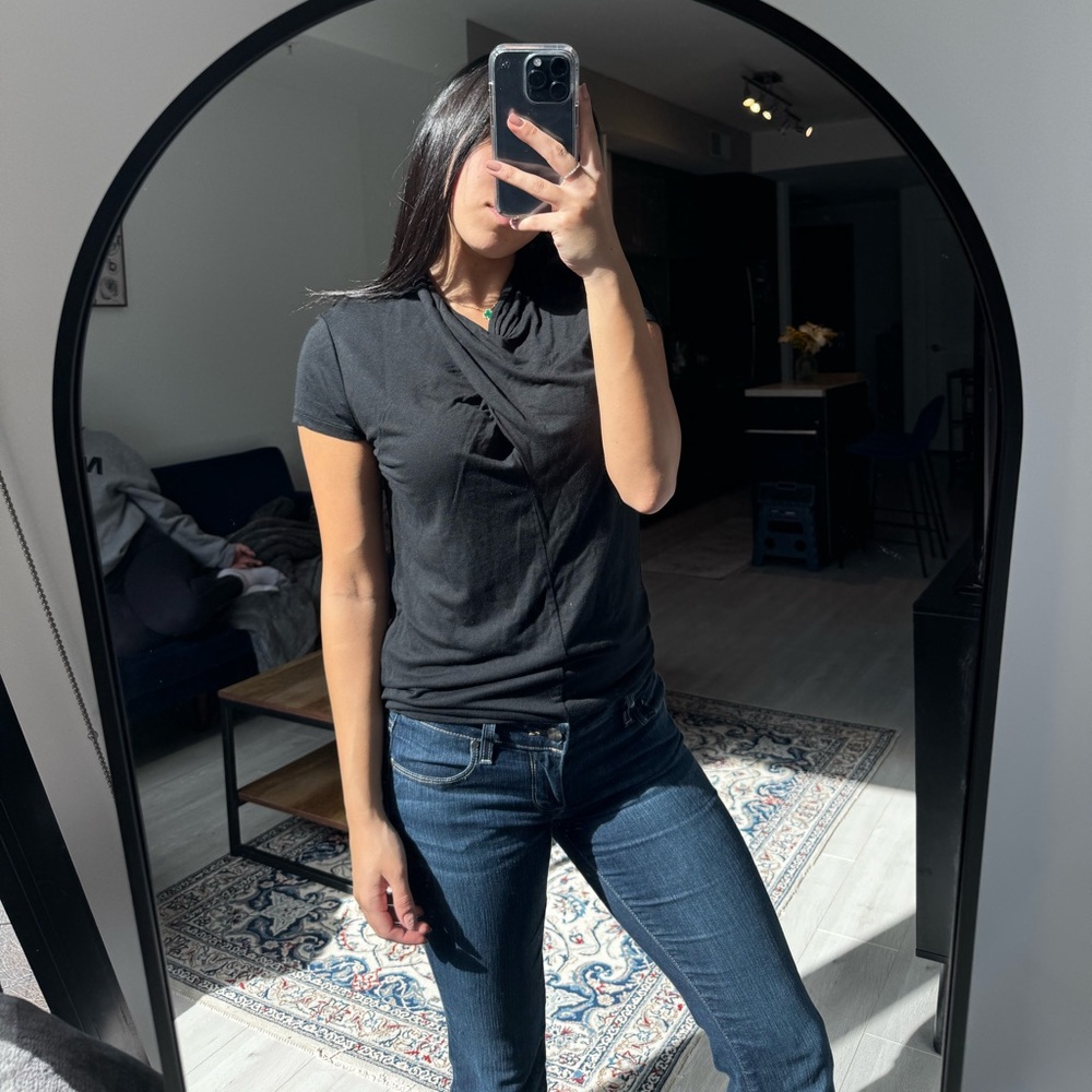 Black Women's Crossover Top